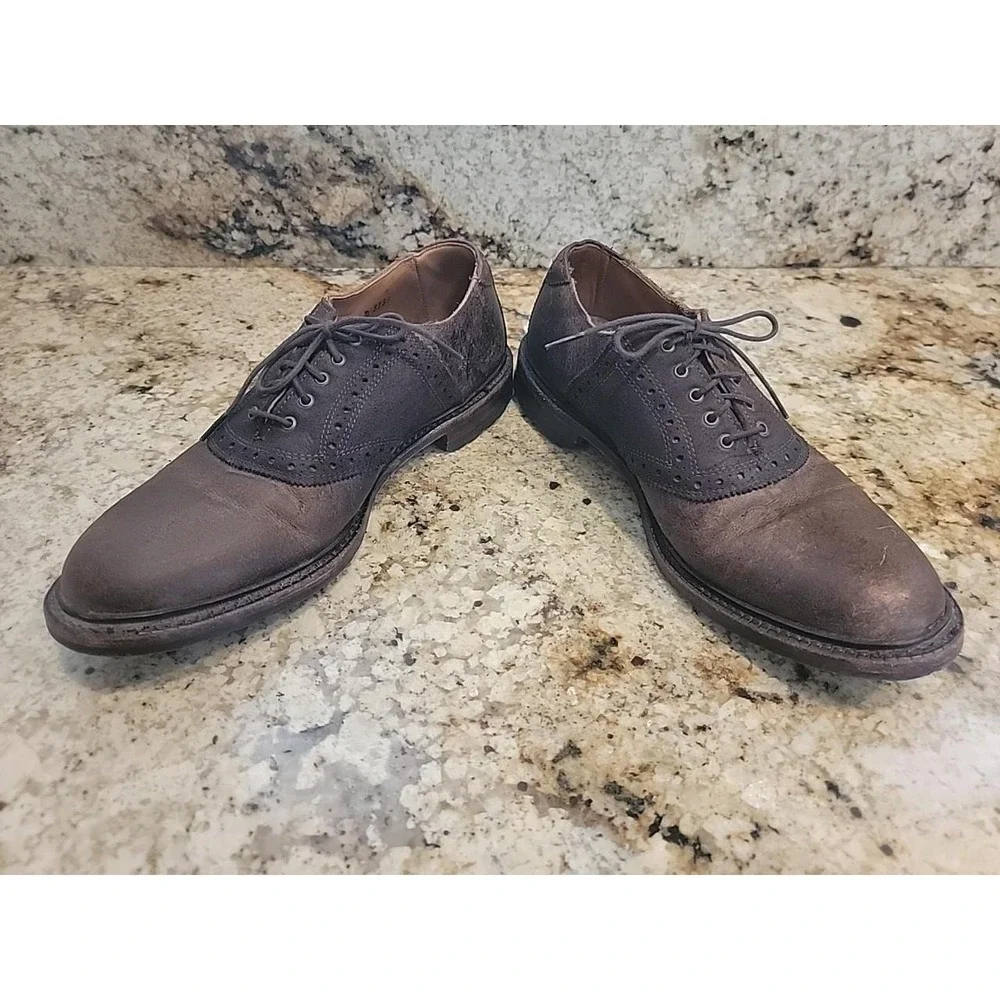 Allen Edmonds Steinbok 9 D Dark Brown Leather w/ Dainite Rubber Soles. USA M